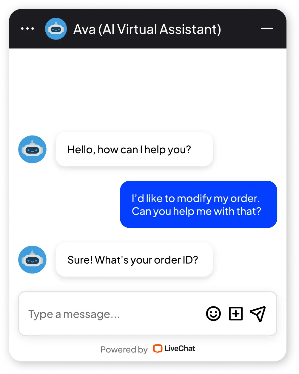 AI Chatbot integration with LiveChat